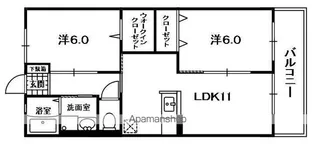 サンパティオ【2階】の間取り