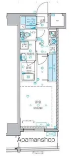 ベルシード横濱大通り公園【8階】の間取り