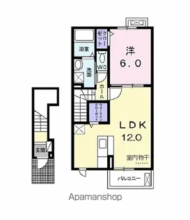 エバーフォレスト【2階】の間取り