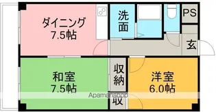 サニーコート平和【3階】の間取り