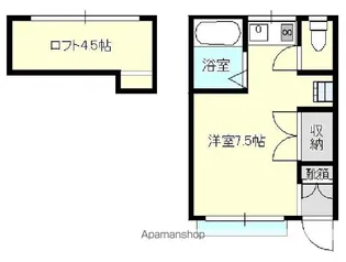 シャンロッジ【103号室】の間取り