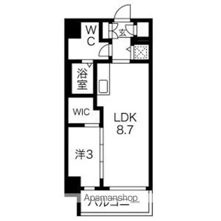 サニーハウス南堀江【2階】の間取り
