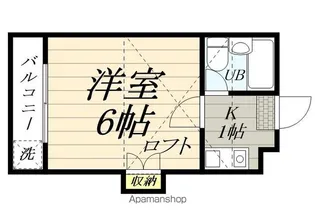 ブルーハイム駒岡【3階】の間取り