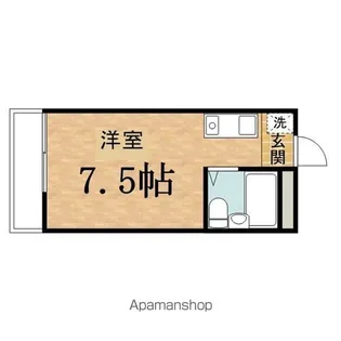 ホワイトウイングIM【204号室】の間取り