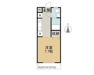 ジョイジュネス【1階】の間取り