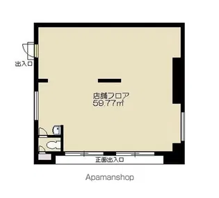 シェラトン開和町【103号室】の間取り