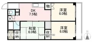 岩藤マンション【3階】の間取り
