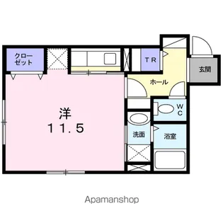 プレリュード【103号室】の間取り