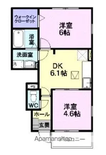 コモド アビターレ【1階】の間取り