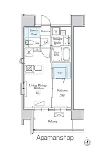 デュオフラッツ栄(サカエ)【5階】の間取り