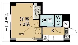 CCD萩野町【403号室】の間取り