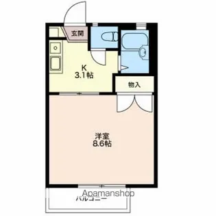 エステートAYA(A棟)【1階】の間取り