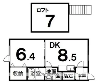 銀河【2階】の間取り