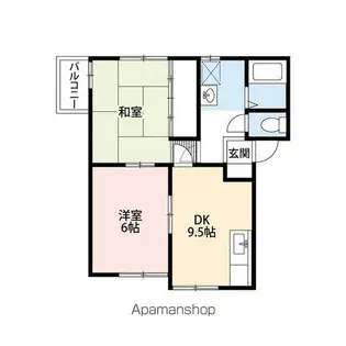 アネックスリバティ(秋葉区)【2階】の間取り