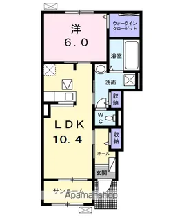 フォレストガーデン【1階】の間取り