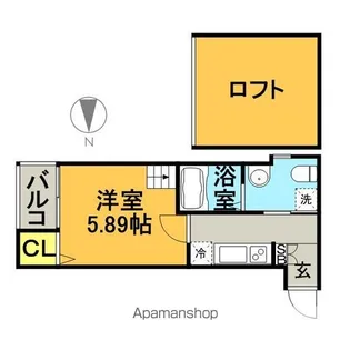 Villa大橋【202号室】の間取り