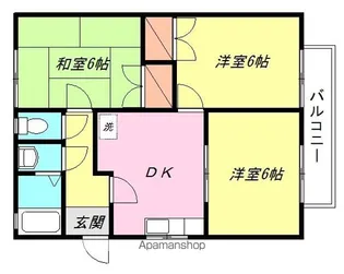 滝口ベスト【101号室】の間取り