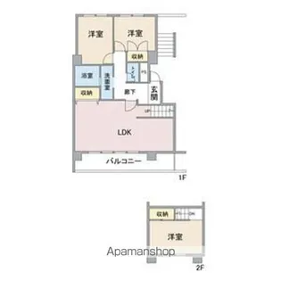 クレール延珠北棟【2階】の間取り