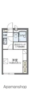 レオパレス屋形原【2階】の間取り