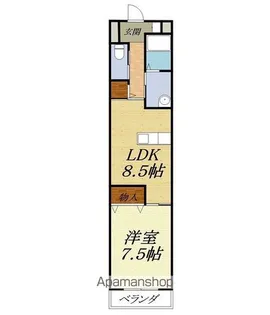ル・リオン半田山【2階】の間取り