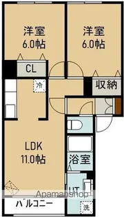 パートナーズハート【3階】の間取り