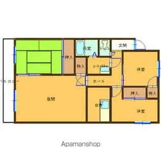 マンションES【301号室】の間取り