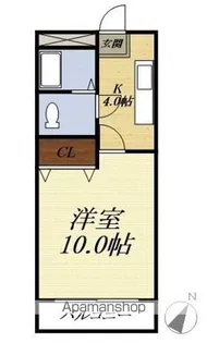 アミスターII【3階】の間取り