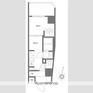 グランパセオ清澄白河Ⅱ【7階】の間取り