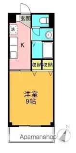 ナカノハイツ【1階】の間取り
