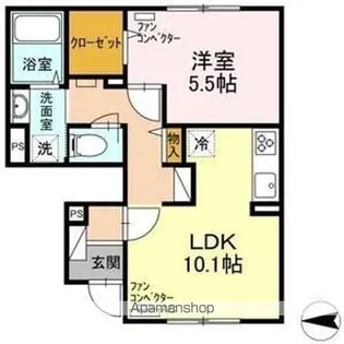 SERAMーD【1階】の間取り