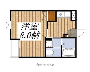 プレジデンシャル立川【105号室】の間取り