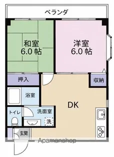 ホワイトリリーガーデン【3階】の間取り