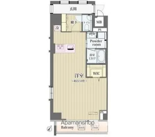 シュトラーレ神山町【12階】の間取り