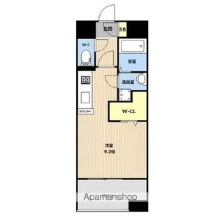 LIBTH吉塚Ⅱ【3階】の間取り