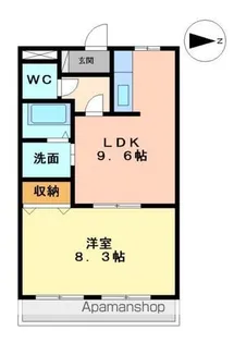 グランクリュ (GRAND CRU)【2階】の間取り