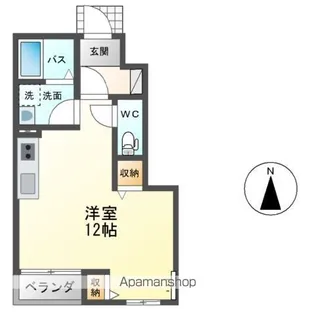 ディアコート・M【1階】の間取り