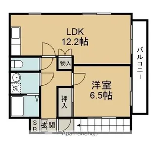 コーポ節【2階】の間取り
