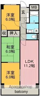 第3高杉マンション【3階】の間取り