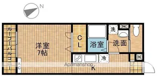 クレスト十条 B棟【3階】の間取り