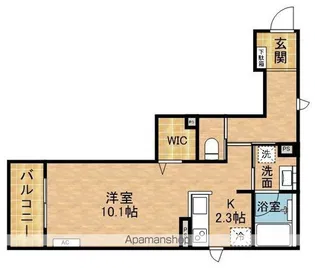 メゾン ド アルブル【1階】の間取り
