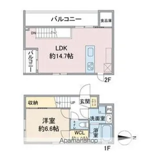 Celenest浄心【4階】の間取り