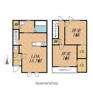 M CUBEⅢ【1階】の間取り