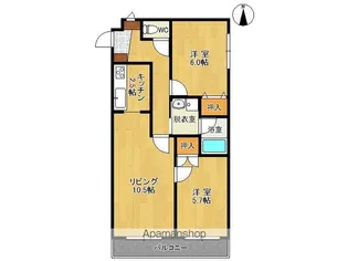 イセキ612【305号室】の間取り