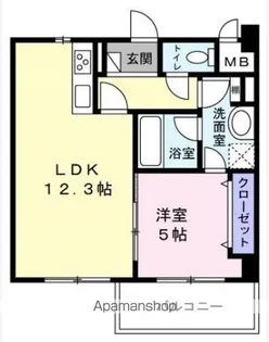 OWLSTYLE KANDACHO【7階】の間取り