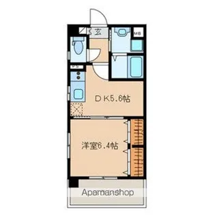 スタンドリバー野芥【403号室号室】の間取り