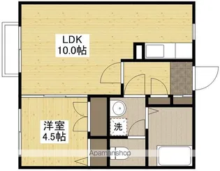 サンシティ洋光2【1階】の間取り