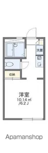 レオパレスウィル山手【2階】の間取り