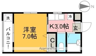 メゾンパルス【2階】の間取り