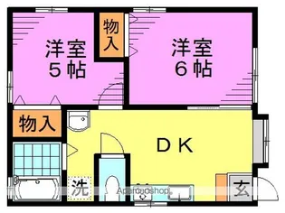 ハウスミモザ【1階】の間取り