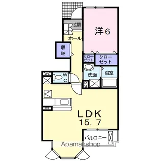 コンストライフCブロック【1階】の間取り